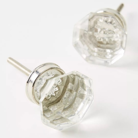 Crystal Octagon Knobs - Picture 1 of 2